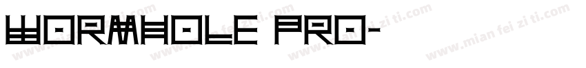 wormhole pro字体转换